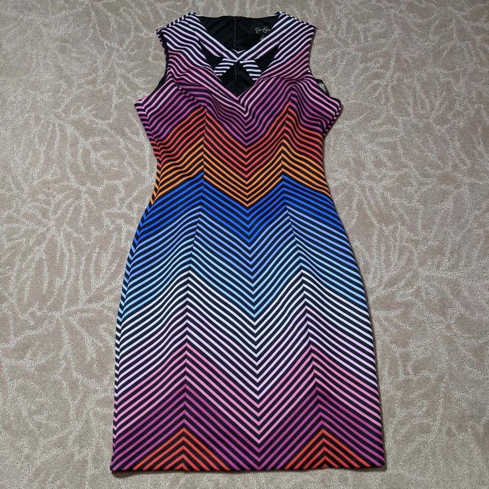Jessica Simpson Chevron dress Size 6